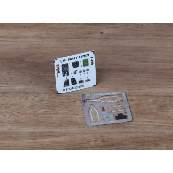 1/48 P-400 Airacobra Cockpit 3D Decals & Detail Parts [Space] for Eduard kits