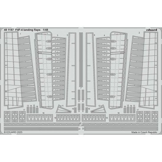 1/48 F4F-4 Landing Flaps (PE set) for Academy kits