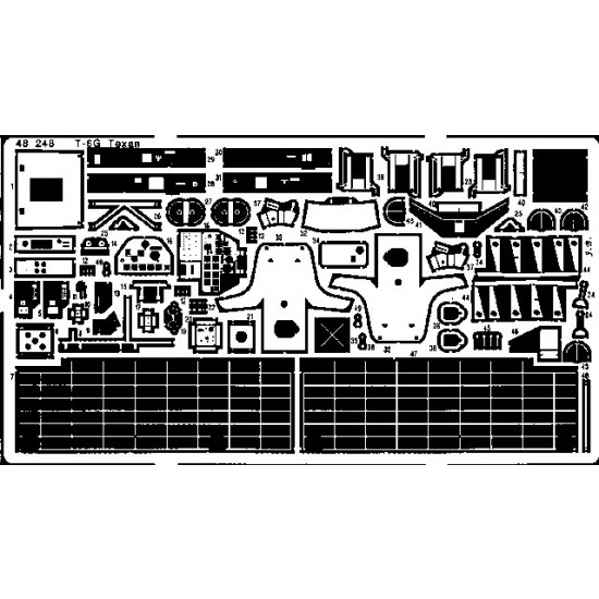 1/48 North American T-6G Texan Detail-up Set Vol.1 for Ocidental kit