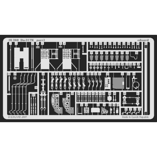 Photoetch for 1/48 Dornier Do 217E for Revell/Monogram kit