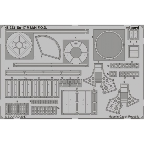 1/48 Sukhoi Su-17M3/M4 Fitter F.O.D. for Kitty Hawk kit #80144 (1PE)