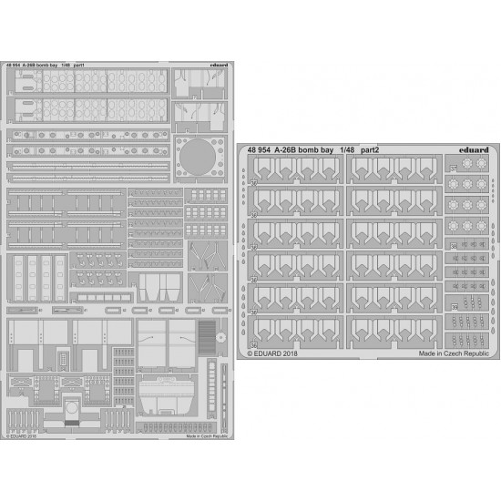 1/48 Douglas A-26B Bomb Bay Photo-etched Detail set for Revell kits