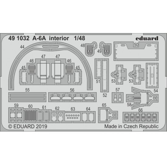 1/48 Grumman A-6A Intruder Interior Detail Set for Hobby Boss kits