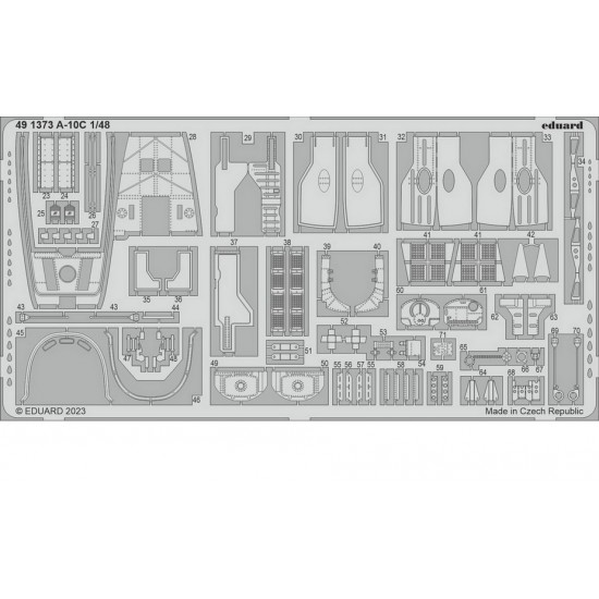 1/48 Fairchild Republic A-10C Thunderbolt II Photo-etched set for Academy kits