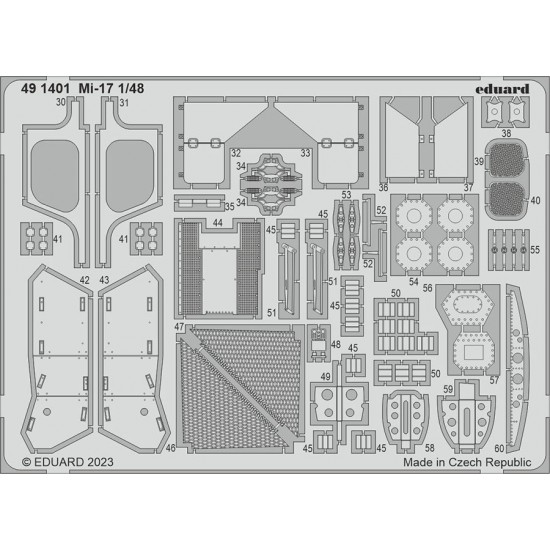 1/48 Mil Mi-17 Photo-etched set for Trumpeter kits