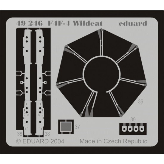 1/48 Grumman F4F-4 Wildcat Colour Photoetch Detail Set Vol.1 for Tamiya kit
