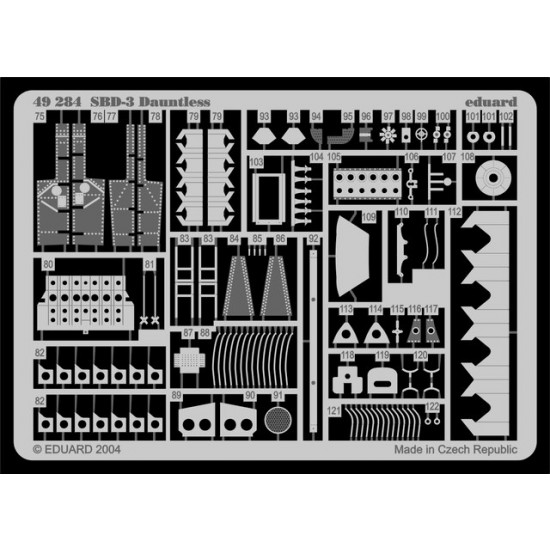 1/48 Douglas SBD-3 Dauntless Colour Photoetch Vol.1 for Accurate Miniatures kit