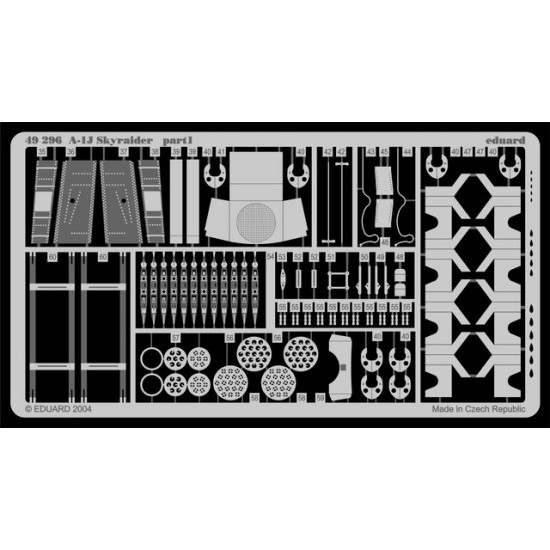 Colour Photoetch for 1/48 A-1J Skyraider for Tamiya kit