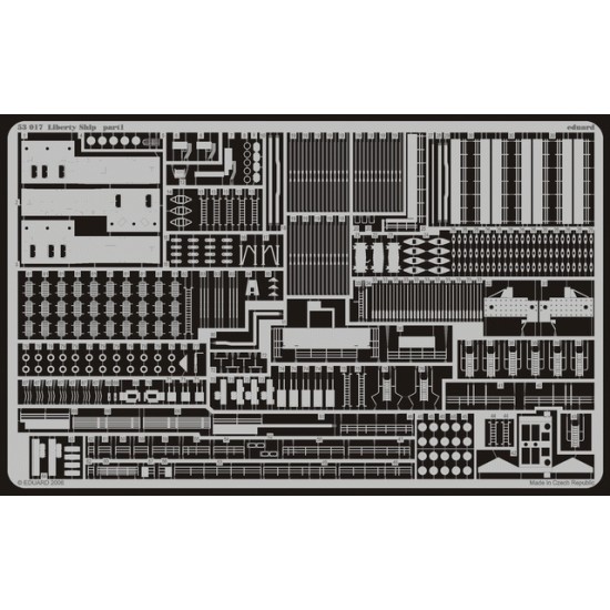 Photoetch for 1/350 Liberty Ship for Trumpeter kit