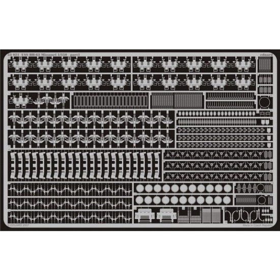 Photoetch for 1/350 USS BB-63 Missouri for Tamiya kit