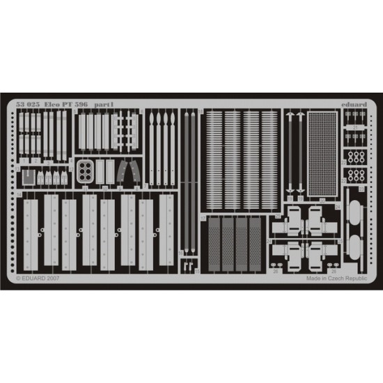 Photoetch for 1/35 Elco PT 596 for Italeri kit