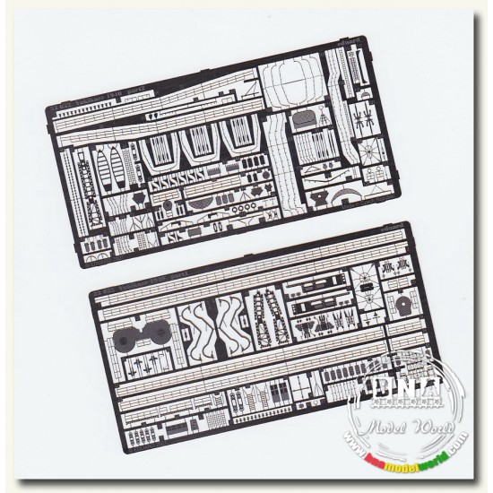 Photo-etched set for 1/350 Yukikaze 1940 for Hasegawa kit