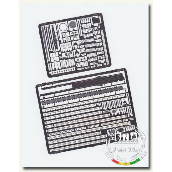 Photo-etched set for 1/350 I-400 for Tamiya kit