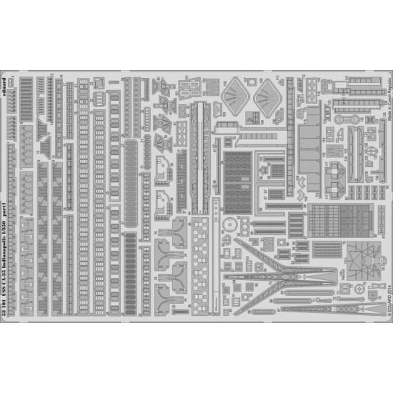 1/350 USS Indianapolis (CA-35) Detail-up Set for Academy kits