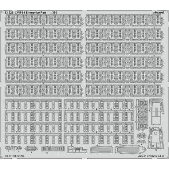 1/350 USS CVN-65 Enterprise Pt.10 Detail-up Set for Tamiya kits