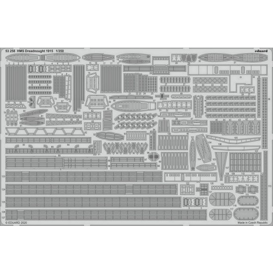 1/350 HMS Dreadnought Detail Set for Trumpeter kits