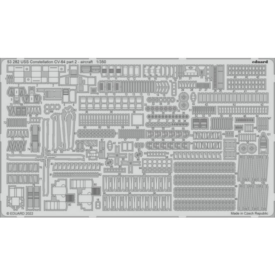 1/350 USS Constellation CV-64 part 2 Aircraft Detail Set for Trumpeter kits