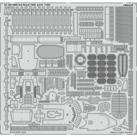 1/350 HMS Ark Royal 1939 Aircraft Carrier Detail Parts for I Love Kit kits