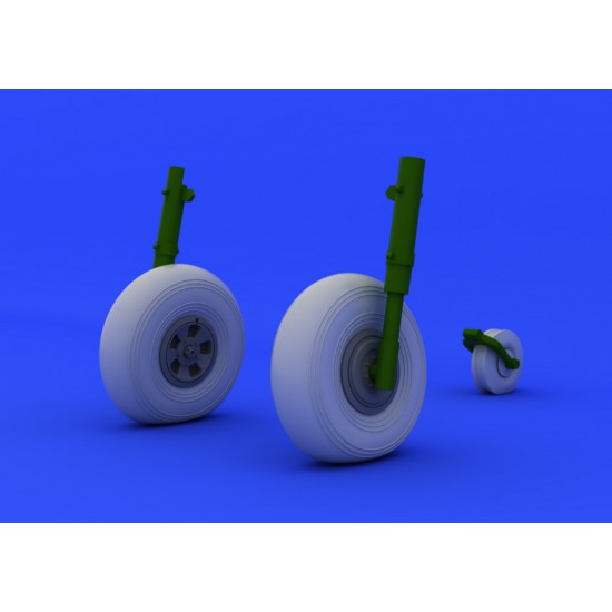 1/24 Hawker Typhoon Mk.Ib Wheels for Airfix kit