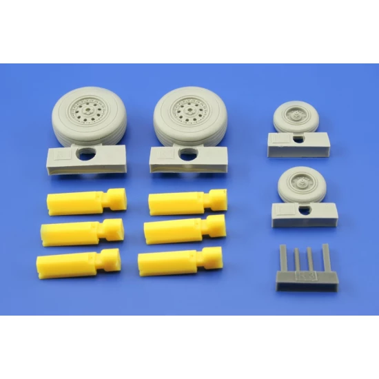1/32 McDonnell Douglas F-4J/S Phantom II Wheels for Tamiya kit