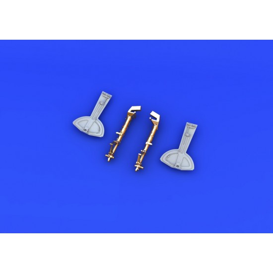 1/32 Messerschmitt Bf109G-6 Undercarriage Legs (Bronze) for Revell kits
