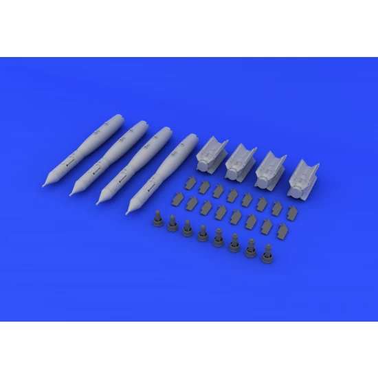 1/32 GBU-12 Bombs Set (4 Bombs) (Resin+PE+Decals)