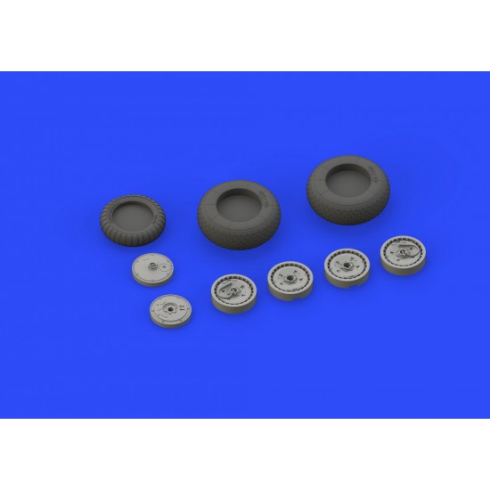 1/32 Messerschmitt Me 262 Wheels Set for Revell kit