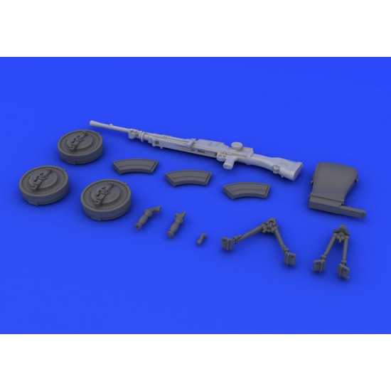 1/35 WWII British Machine Gun - Bren Mk.I w/2 Types of Magazines