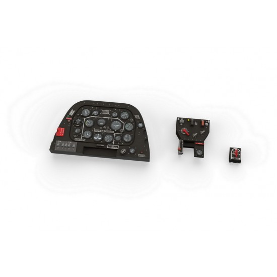 1/48 North American P-51D-5 Instrument Panel for Airfix kits
