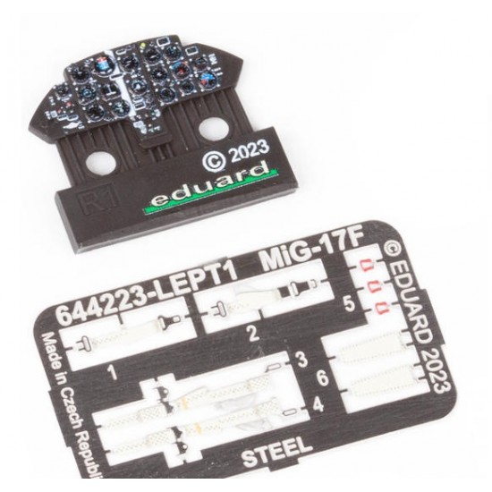 1/48 Mil MiG-17F Instrument Panel for AMMO by Mig Jimenez kits