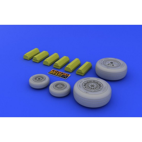 1/48 McDonnell Douglas F-4C/D/E/F/G Phantom II Wheels for Hasegawa kit