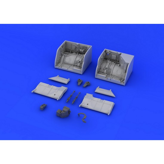 1/48 Mikoyan MiG-23M/MiG-23MF Main Wheel Bay for Trumpeter kit