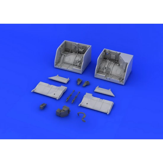 1/48 Mikoyan MiG-23M/MiG-23MF Main Wheel Bay for Trumpeter kit