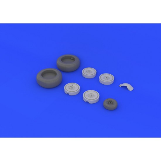 1/48 Junkers Ju 88 Wheels (late) for Dragon kits