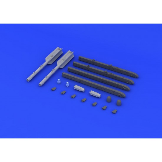 1/48 IRIS-T Missiles Set (2 Missiles) (Resin+PE+Decals)