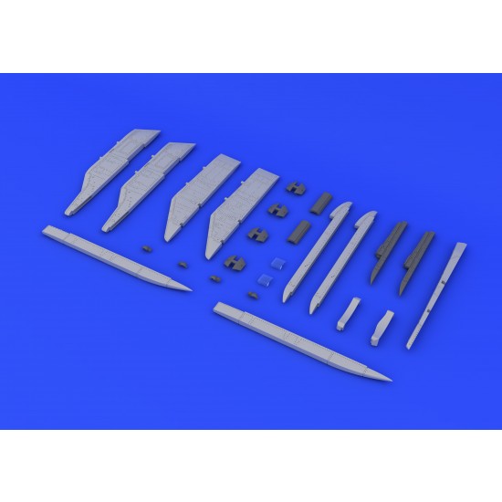 1/48 F-104 Pylons Set (8pcs) (Resin+PE+Decals)