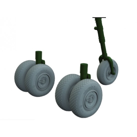 1/48 Heinkel He 219 Wheels Set for Tamiya kit