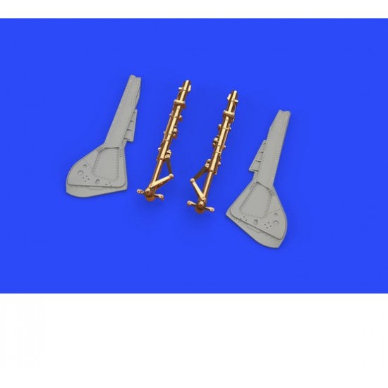 1/48 Focke-Wulf Fw 190A-8 Undercarriage Legs BRONZE for Eduard kits