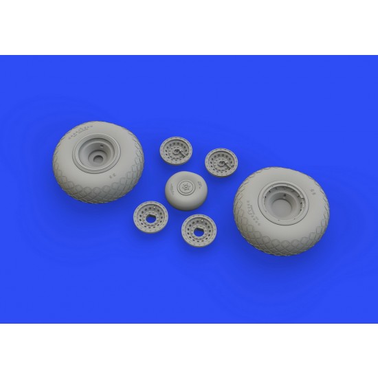 1/48 Boeing B-17 Flying Fortress Wheels Set for Hong Kong Model