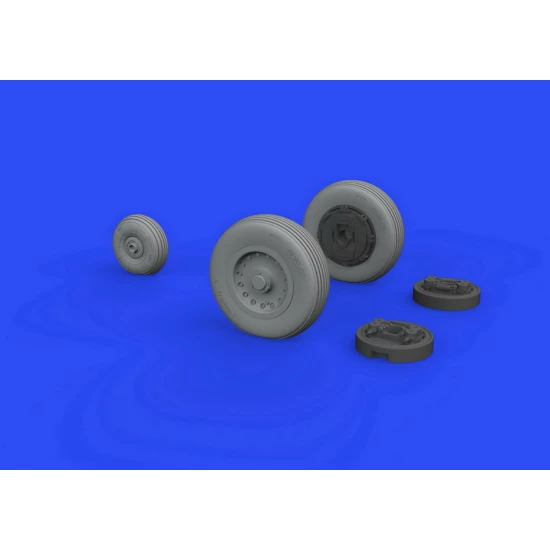 1/48 Dassault Mirage IIIC Wheels Set for Eduard kits
