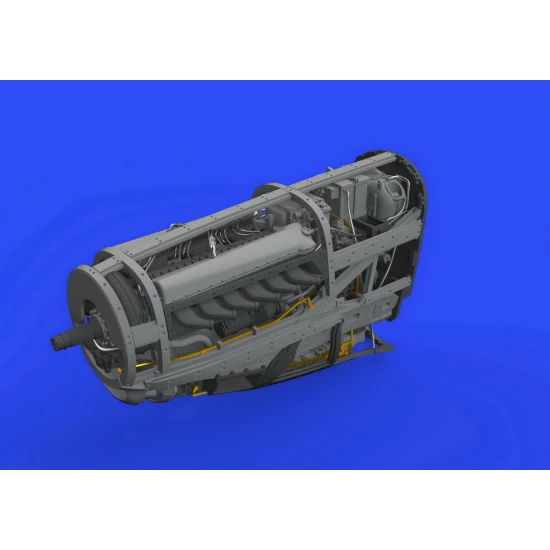 1/48 North American P-51D Mustang Engine Detail Set for Eduard kits
