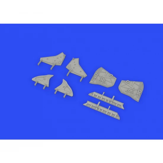 1/48 Mikoyan-Gurevich MiG-19 Wheel Well Doors Detail Set for Eduard/Trumpeter kits