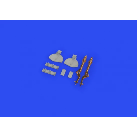 1/48 Mitsubishi A6M Zero Undercarriage Legs Bronze Detail Parts for Eduard kits