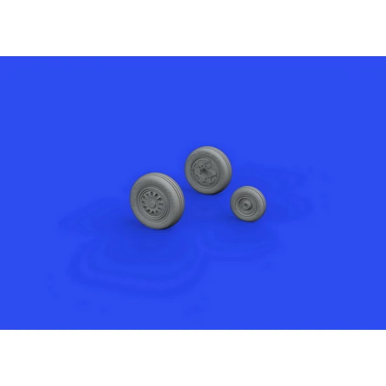 1/48 General Dynamics F-16 Fighting Falcon Wheels Late Set for Tamiya kits