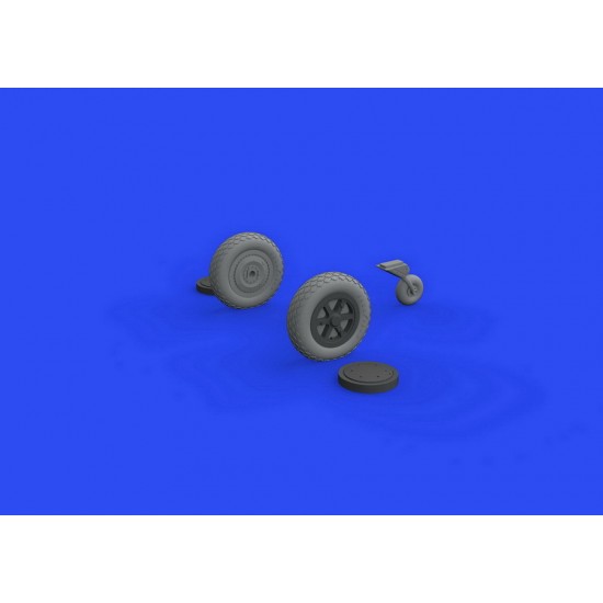 1/48 Douglas SBD-5 Dauntless Wheels Set for Accurate Miniatures/Revell kits