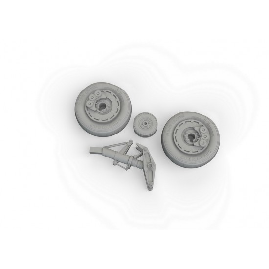 1/48 Douglas A-1J Skyraider Wheels for Tamiya kits