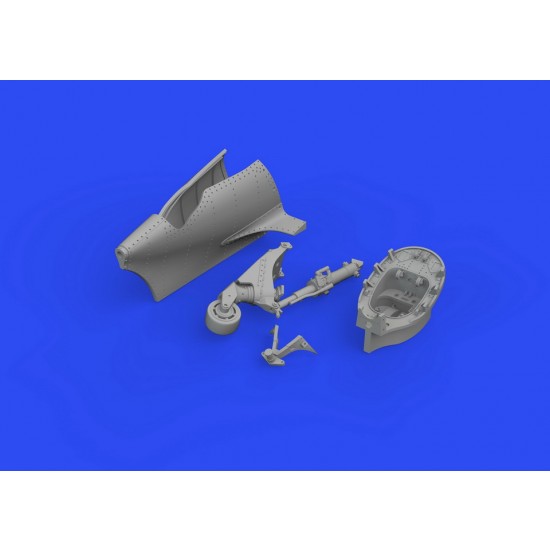 1/48 Mitsubishi A6M3 Zero Tailwheel for Eduard kits
