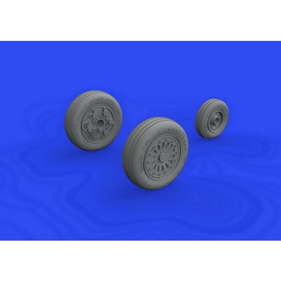 1/48 F-16A Mlu Fighting Falcon Wheels for Kinetic kits
