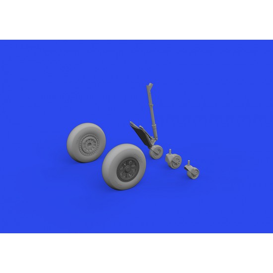 1/48 TBF/TBM Wheels w/Smooth Tyres for Academy kits