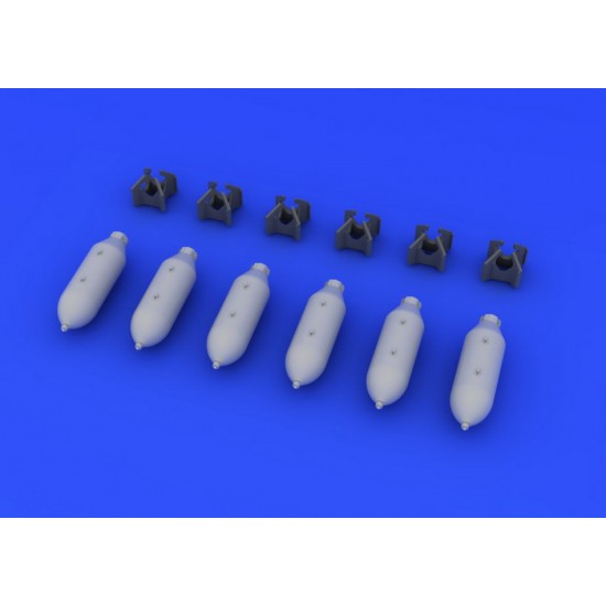 1/72 WWII US 500lb Bombs (6pcs)